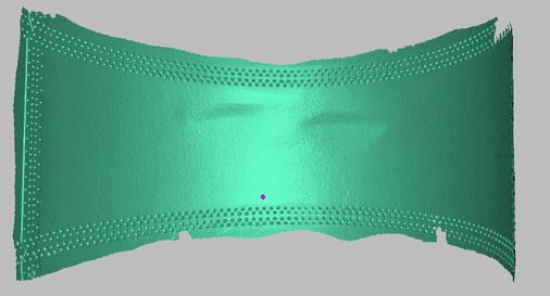 The penstock plate as a clean mesh
